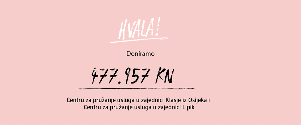 Hvala, doniramo 477.957 kn