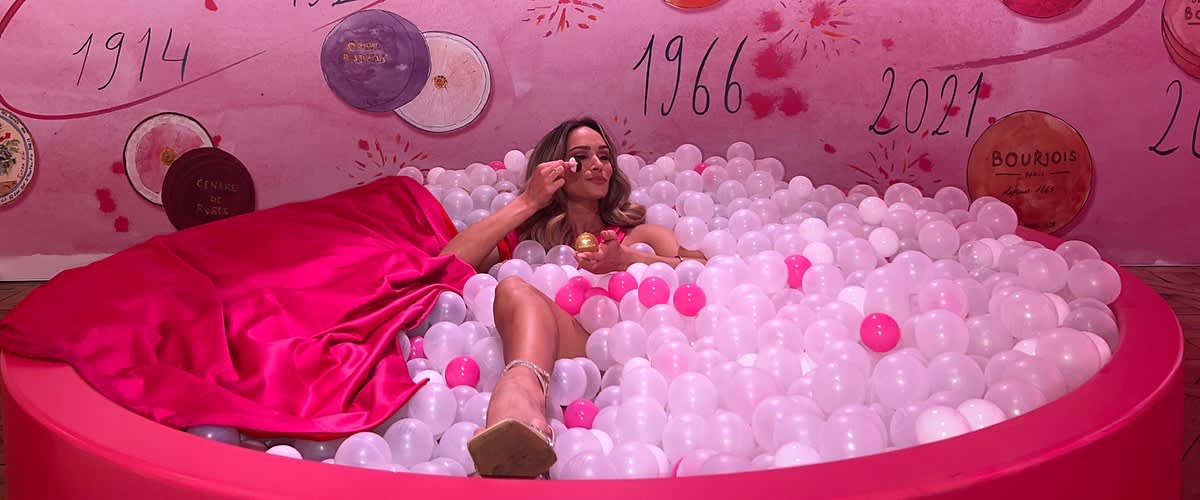 Tina Walme & Bourjois