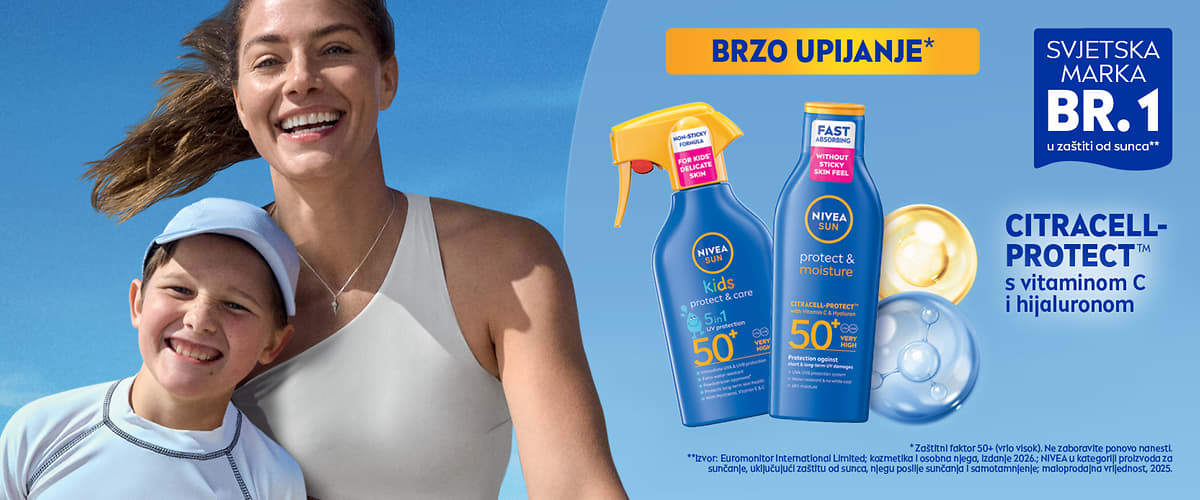 NIVEA SUN – svjetski broj 1 u zaštiti od sunca