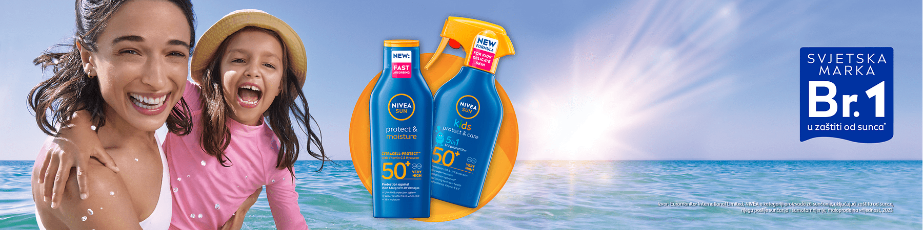 NIVEA SUN – svjetski broj 1 u zaštiti od sunca*