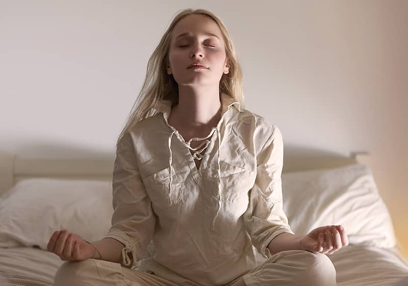 Meditacija za spavanje slika