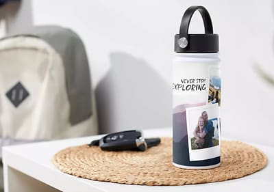 Boca od nehrđajućeg čelika sa fotografijom