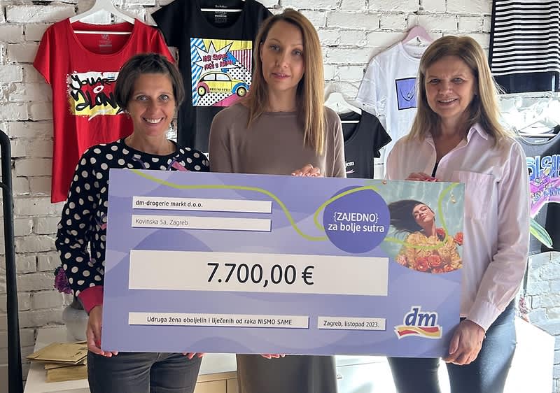 Primopredaja donacije udruzi Nismo same