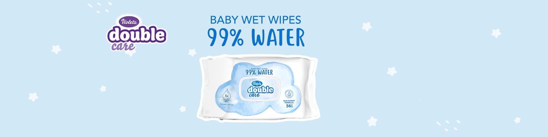 Violeta Water Care vlažne maramice