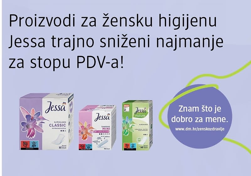 Jessa - jer ženska higijena ne uključuje PDV
