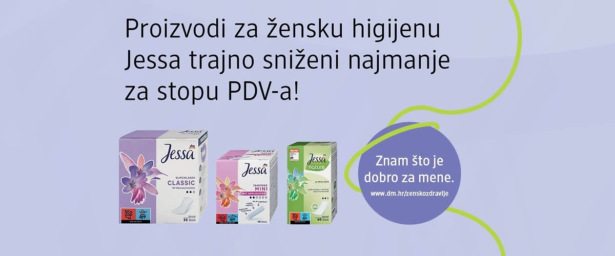 Jessa - jer ženska higijena ne uključuje PDV