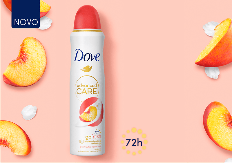 Dove Go Fresh Peach & White Blossom antiperspirant
