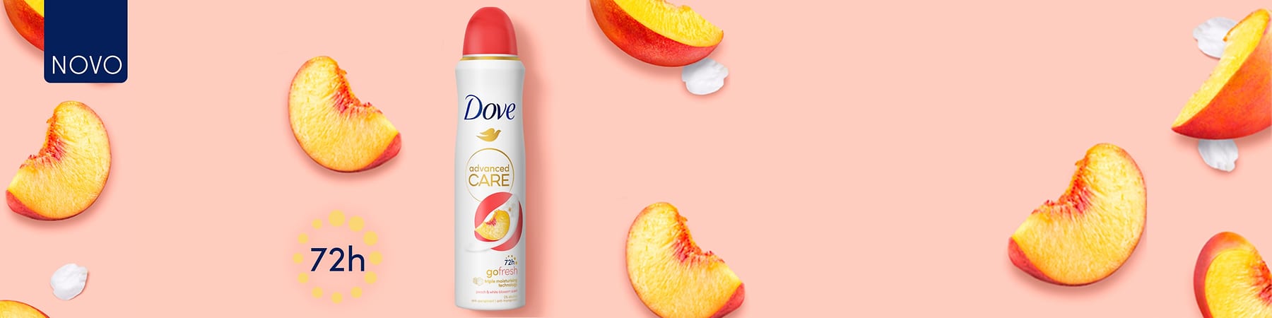 Dove Go Fresh Peach & White Blossom antiperspirant