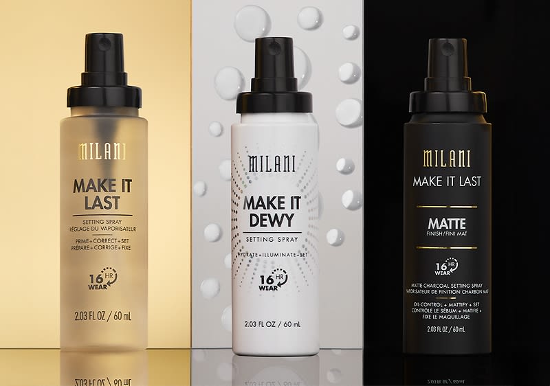 Milani sprejevi za fiksiranje šminke