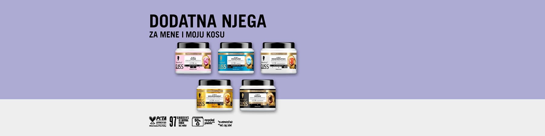 Schwarzkopf GLISS maske za kosu
