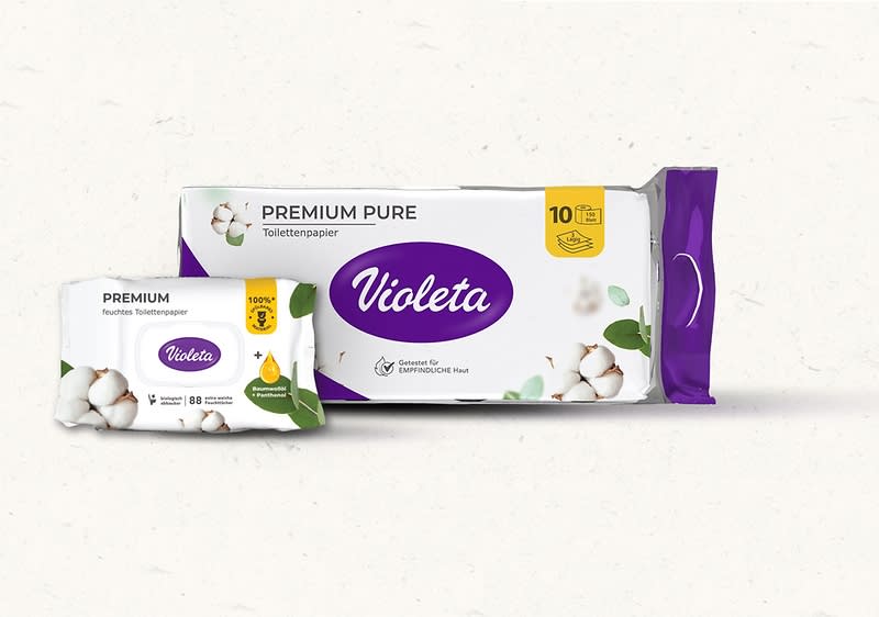 Violeta toaletni papir