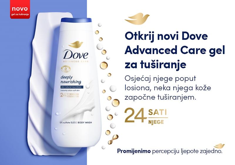 Dove Advanced Care Original gel za tuširanje