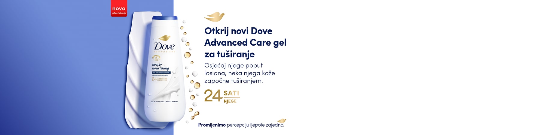 Dove Advanced Care Original gel za tuširanje