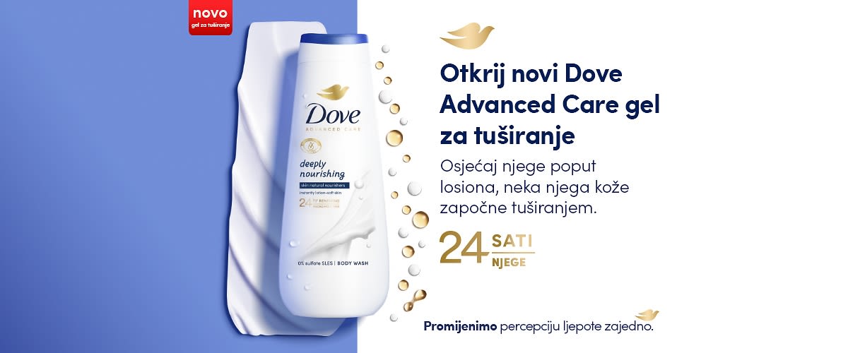 Dove Advanced Care Original gel za tuširanje