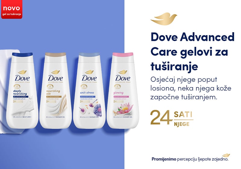 Dove Advanced Care gelovi za tuširanje
