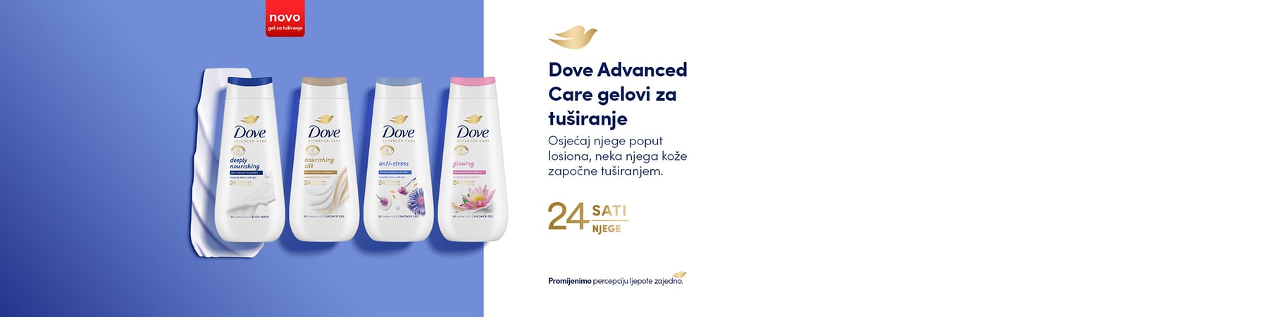 Dove Advanced Care gelovi za tuširanje