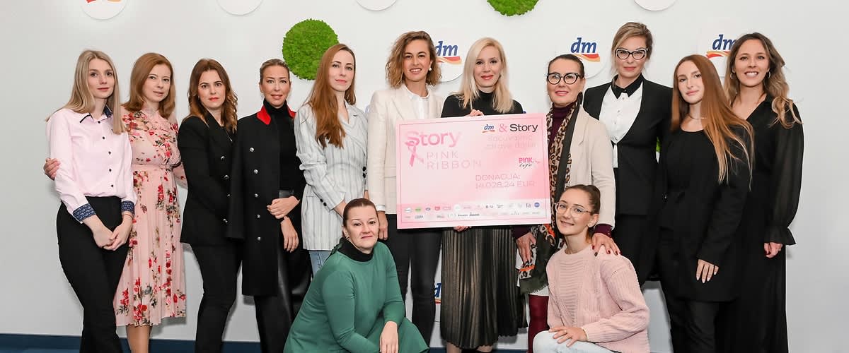 Donacija dm-a i partnera za Udrugu P.I.N.K. - life