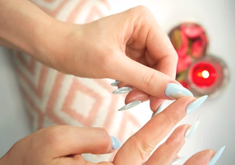 Chrome nokti - korak 3