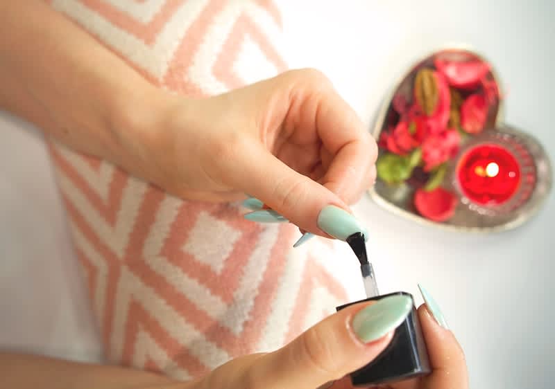 Chrome nokti  korak 5