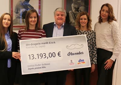 Movember primopredaja donacije