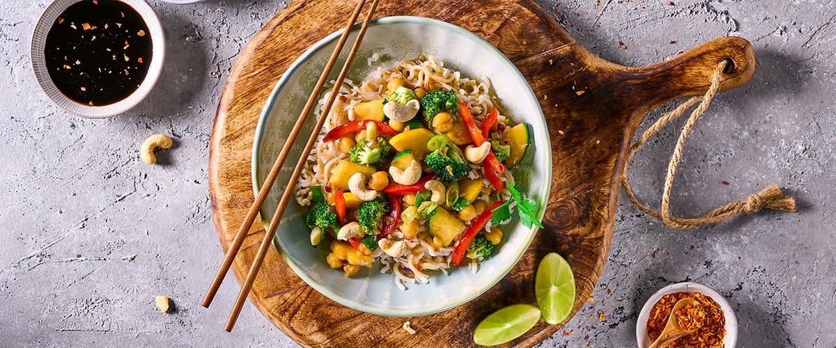 Veganska azijska tjestenina