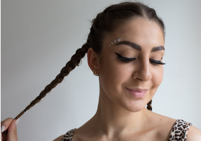 Festivalska frizura s pletenicom