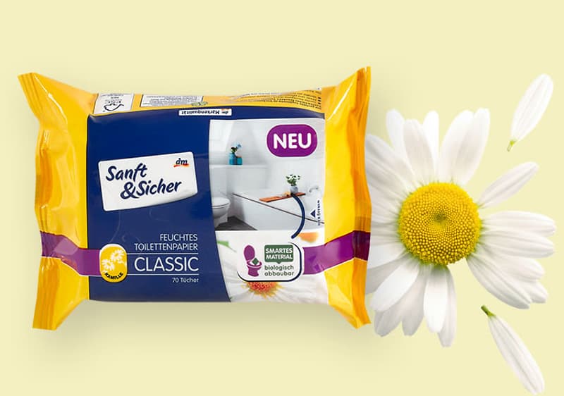 Sanft&Sicher toaletni papir s kamilicom
