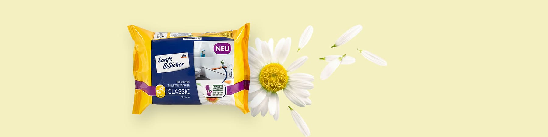 Sanft&Sicher toaletni papir s kamilicom