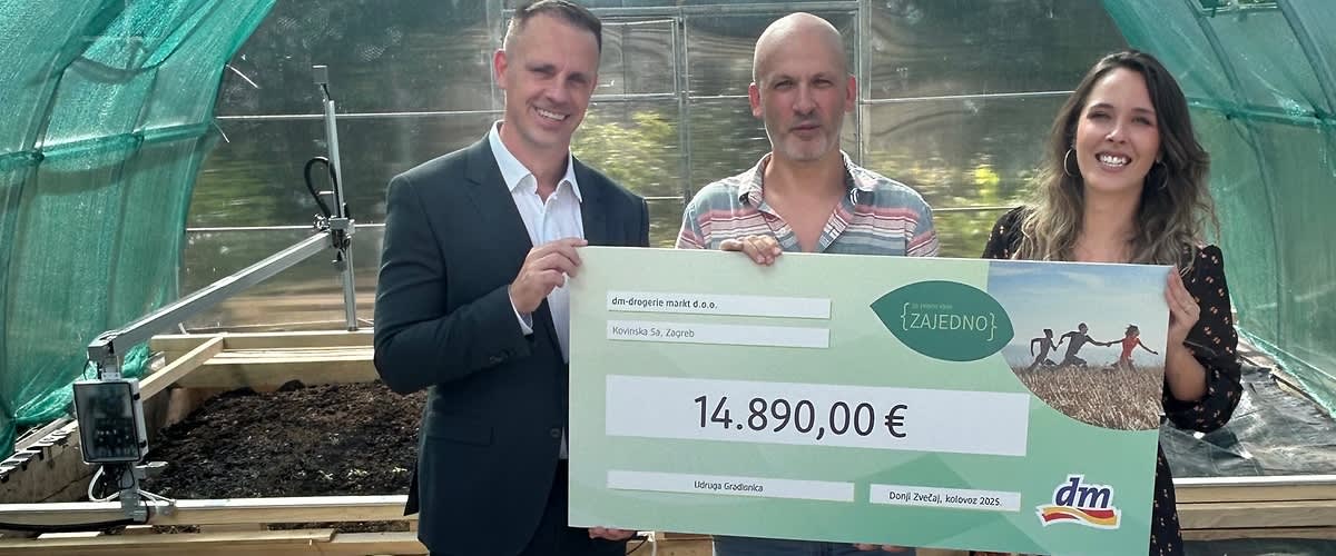 Udruga Gradionica uz podršku dm-a razvija održivi sustav proizvodnje hrane