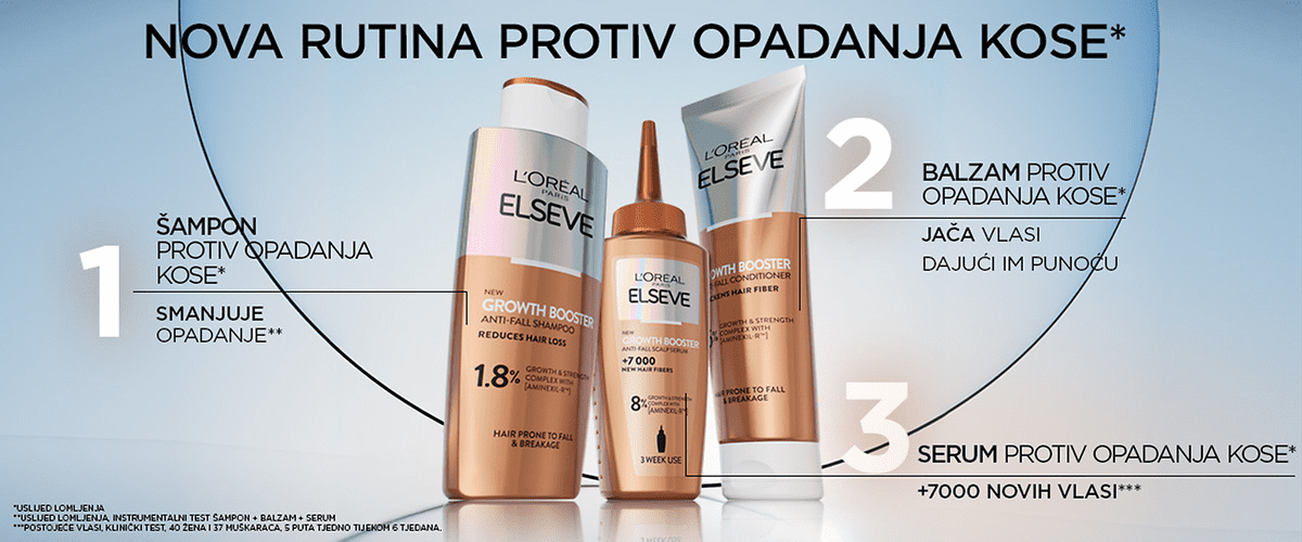 Loreal Elsece rutina protiv opadanja kose