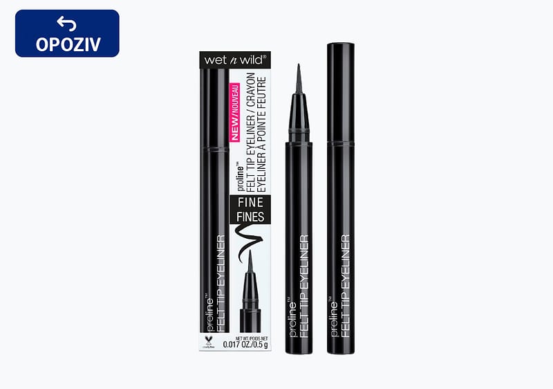 Povlačenje proizvoda: Wet n Wild Proline Felt Tip tuš za oči (E8752)
