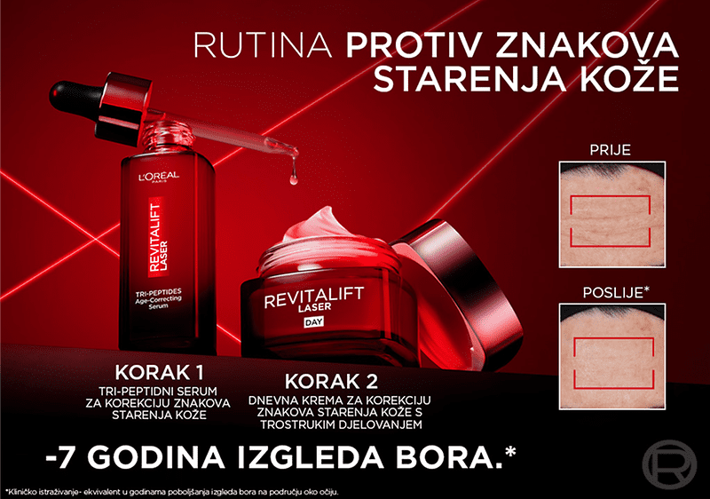 Revitalift Laser linija za njegu lica – obogaćeno TRI PEPTIDIMA