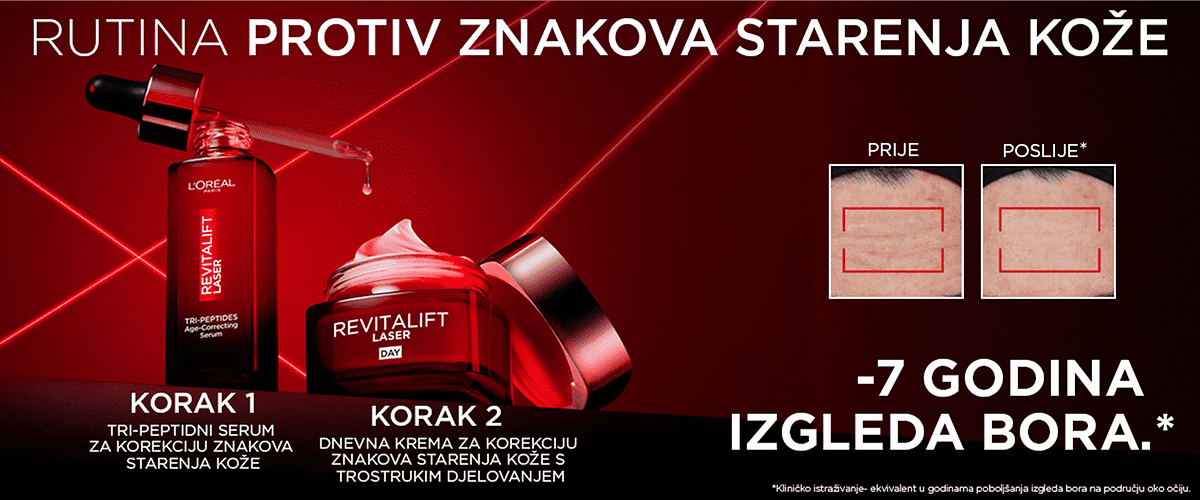 Revitalift Laser linija za njegu lica – obogaćeno TRI PEPTIDIMA