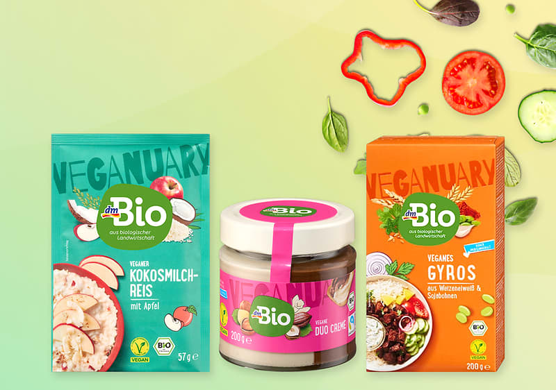 dmBio Veganuary limited kolekcija