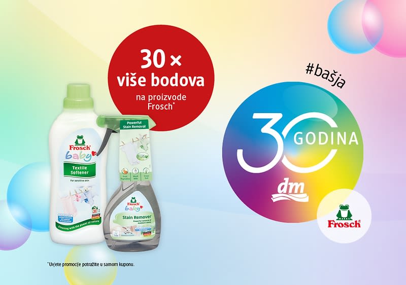 30 x više bodova na proizvode Frosch