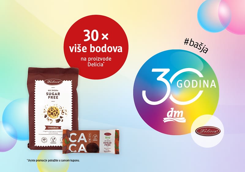 30 x više bodova na proizvode Delicia