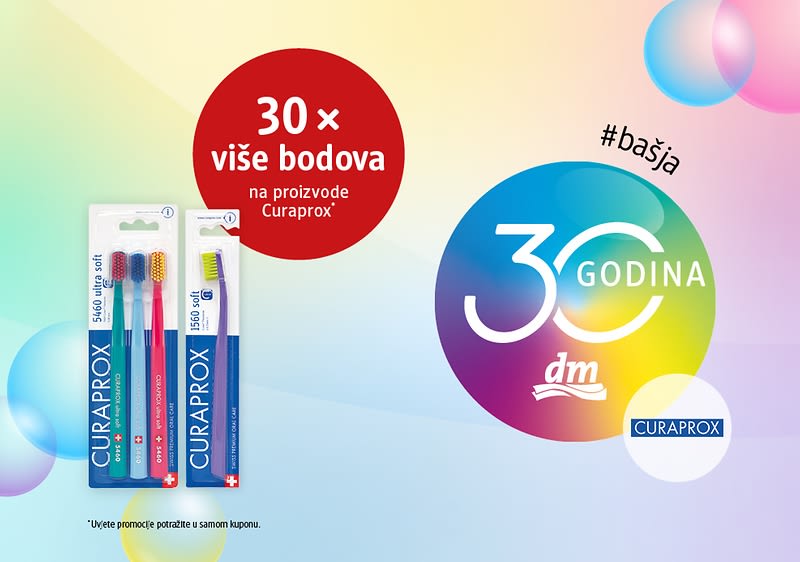 30 x više bodova na proizvode Curaprox