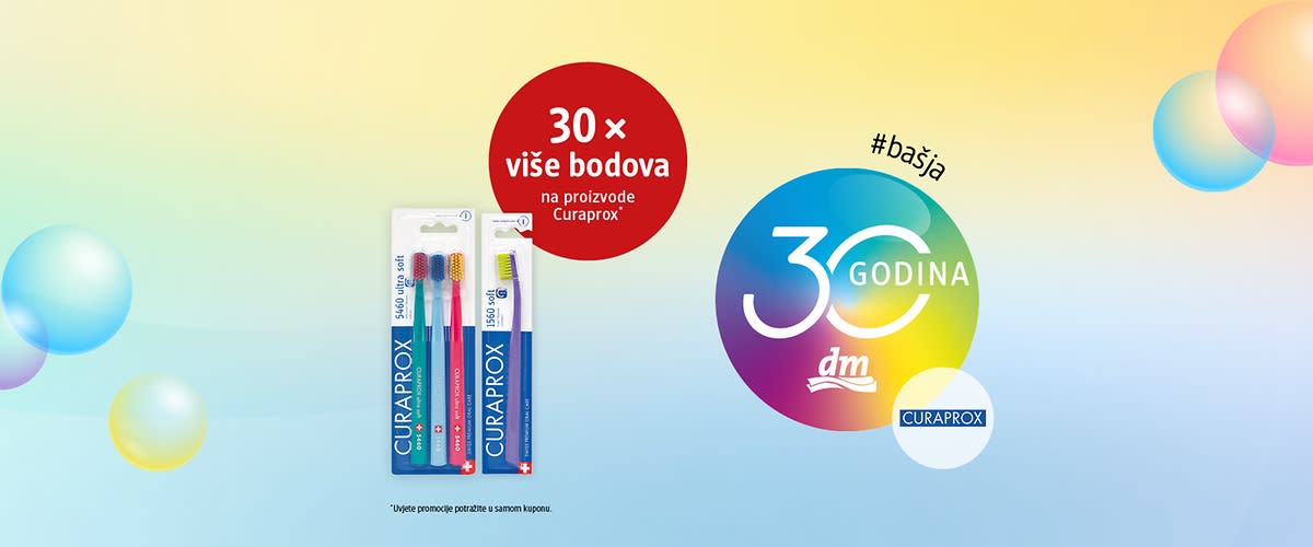 30 x više bodova na proizvode Curaprox
