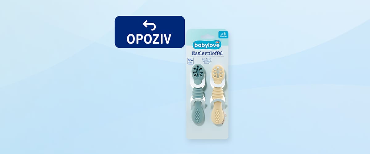 Povlačenje proizvoda: babylove žlica za učiti jesti od silikona 