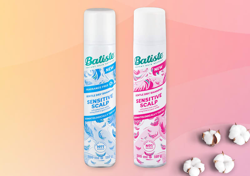 Batitse Sensitive scalp šamponi za suho pranje kose