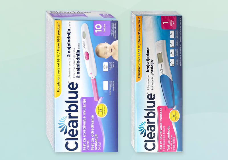 Clearblue testovi za utvrđivanje ovulacije i trudnoće
