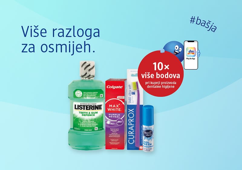 10X VIŠE bodova za kupnju proizvoda dentalne njege
