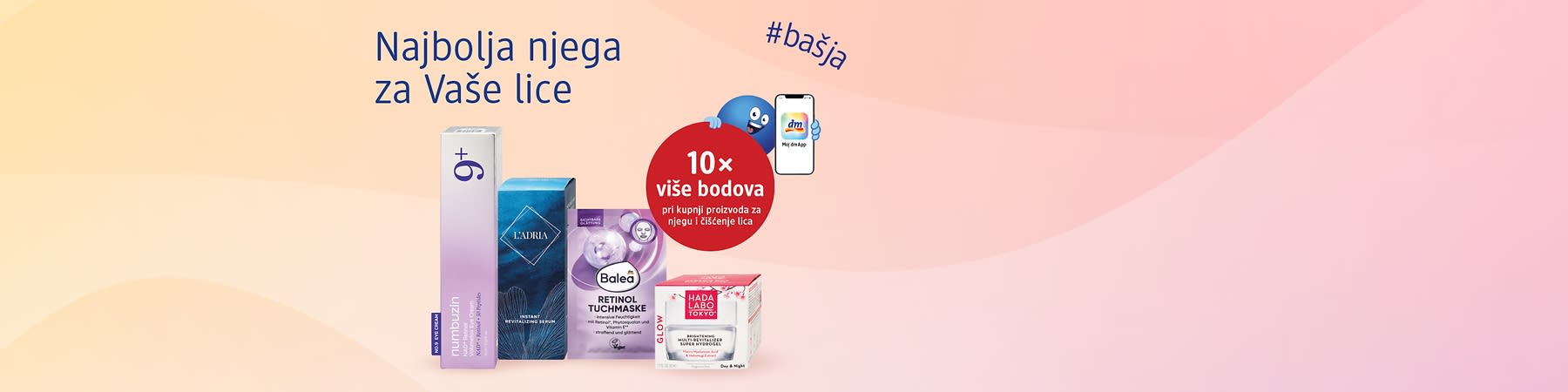 10X VIŠE bodova pri kupnnji proizvoda za njegu i čišćenje lica