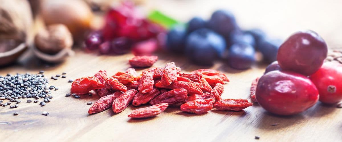 chia sjemenke, goji bobice....