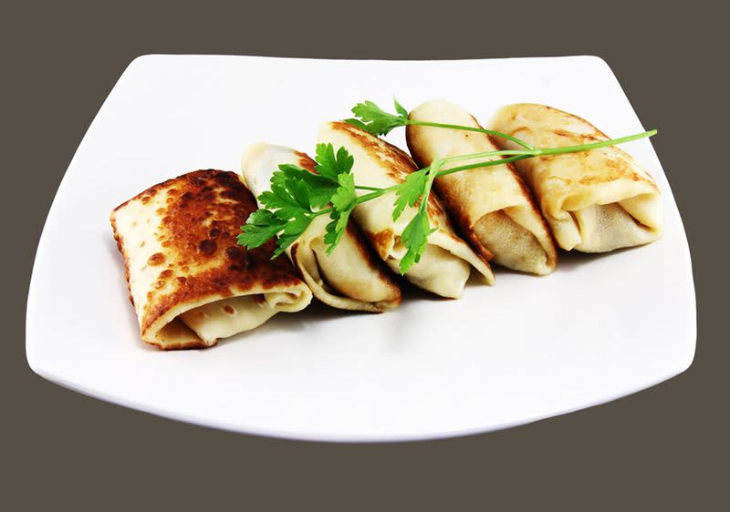 Integralne palačinke od pira s namazom od šipka