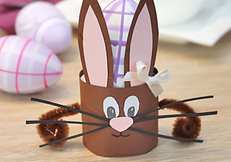 DIY uskršnji zec posuda