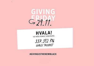 GIVING FRIDAY 29.11.2019. - donacija Udruzi Kolibrići