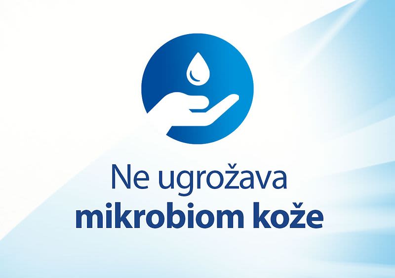 Ne ugrožava  mikrobiom kože