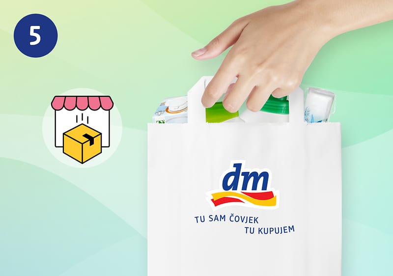 Ekspresno preuzimanje u dm prodavaonici