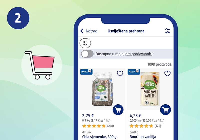 Ekspresno preuzimanje u dm prodavaonici